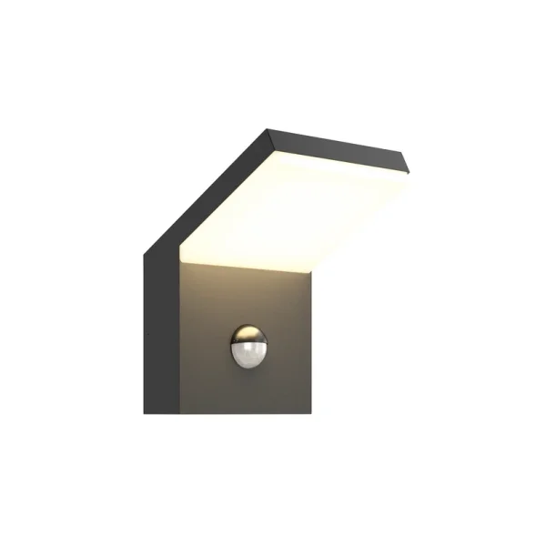 Arcchio - Yolena LED-Außenwandlampe, Sensor, anthrazit, Alu