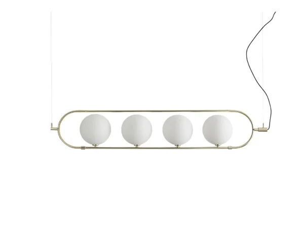 Aromas del Campo - Abbacus 4 Pendelleuchte, gold, 4-flg.