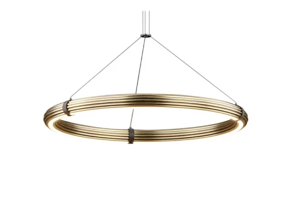 Aromas del Campo - Elli LED-Pendelleuchte, gold, Ø 107,5 cm