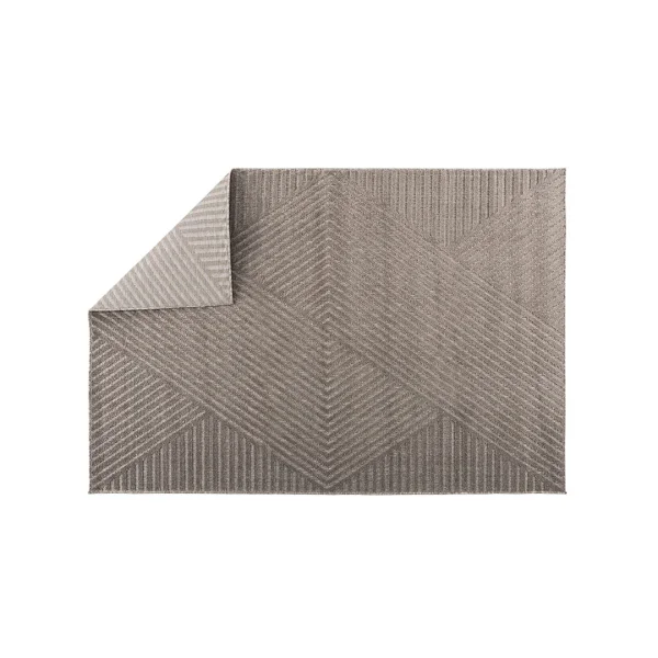 Aron Teppich 200x290 cm braun.