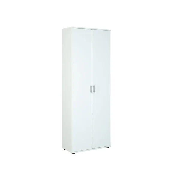 Arta Kleiderschrank 5 Ablagen, weiss.
