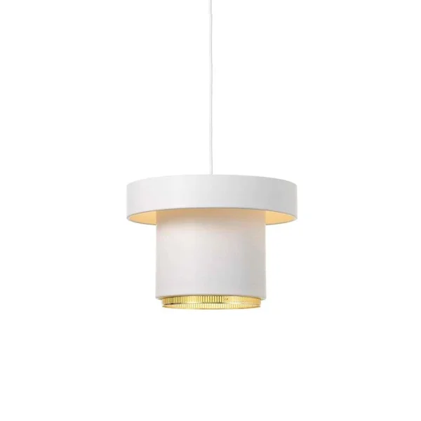 Artek - A201 Pendelleuchte White/Brass