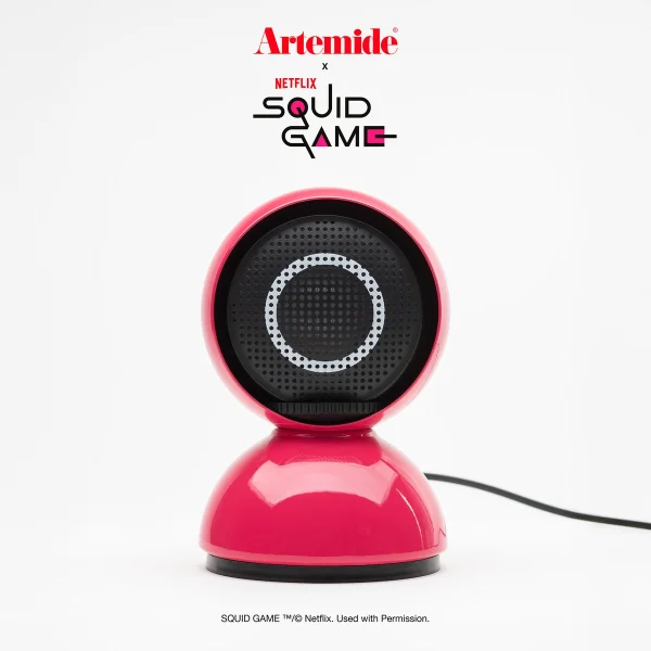 Artemide Eclisse x Squid Game Tischlampe Special Edition Guard pink