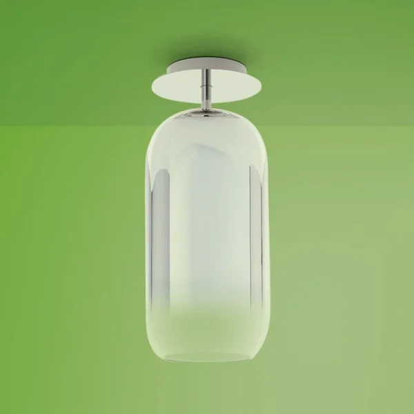 Artemide - Gople Mini Deckenleuchte Silver