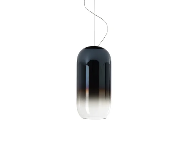 Artemide - Gople Pendelleuchte Blue Sapphire/Black