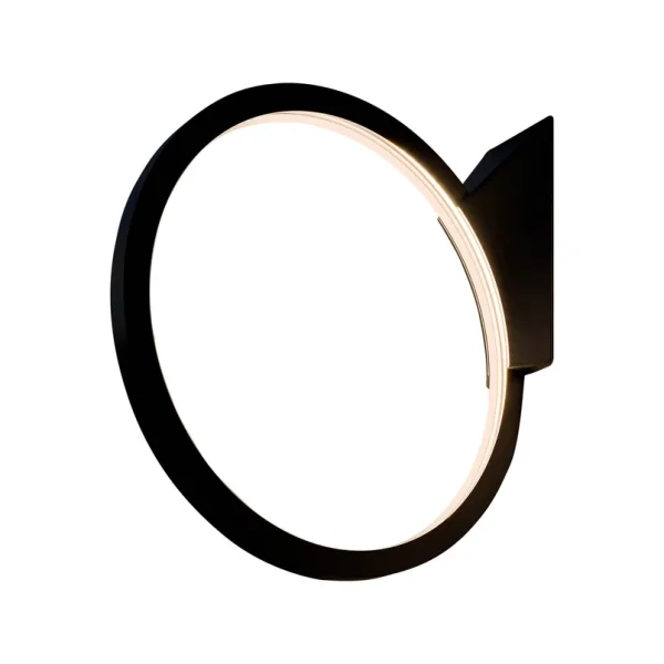 Artemide - O 45 F/W Draußen Wandleuchte/Stehleuchte Black