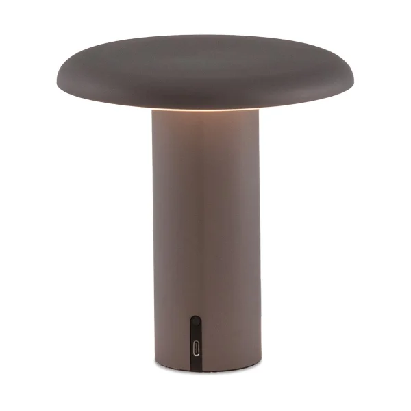 Artemide Takku tragbare Tischleuchte 19cm Anodized grey