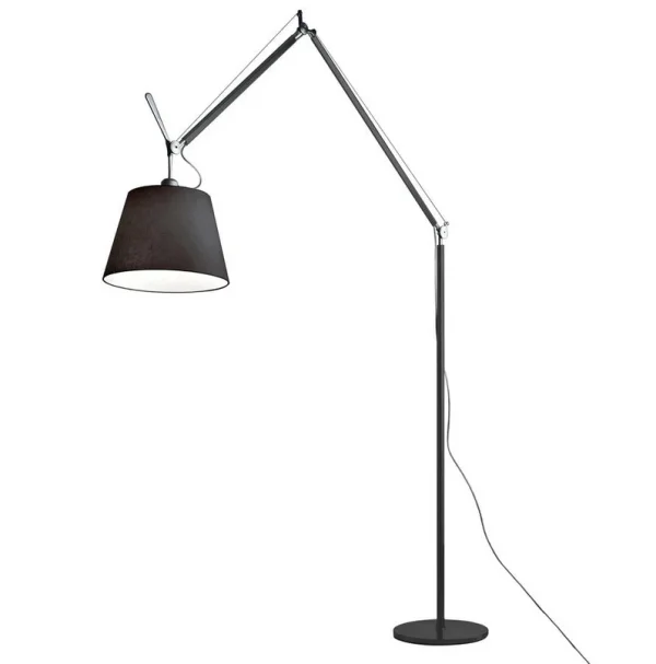 Artemide - Tolomeo Mega Stehlampe satin/schwarz, Ø32, dim.