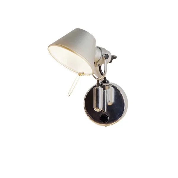 Artemide - Tolomeo Micro Faretto LED-Wandlampe, 3.000K, grau