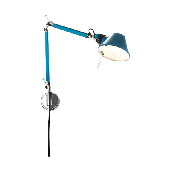 Artemide Tolomeo Micro Wandleuchte- Anodized blue Tolomeo Micro Wandleuchte- Anodized blue