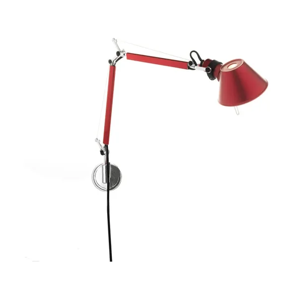Artemide Tolomeo Micro Wandleuchte- Anodized red Tolomeo Micro Wandleuchte- Anodized red