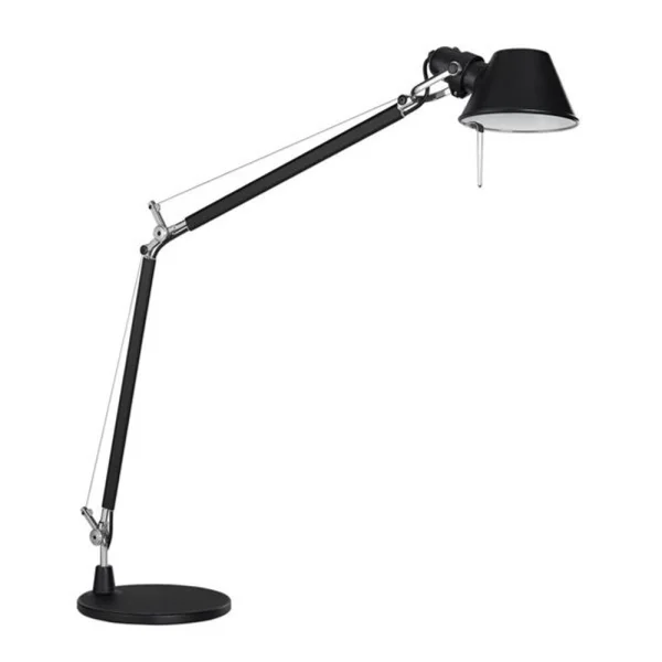 Artemide - Tolomeo Tischleuchte E27 Schwarz m/Schwarz Fuß