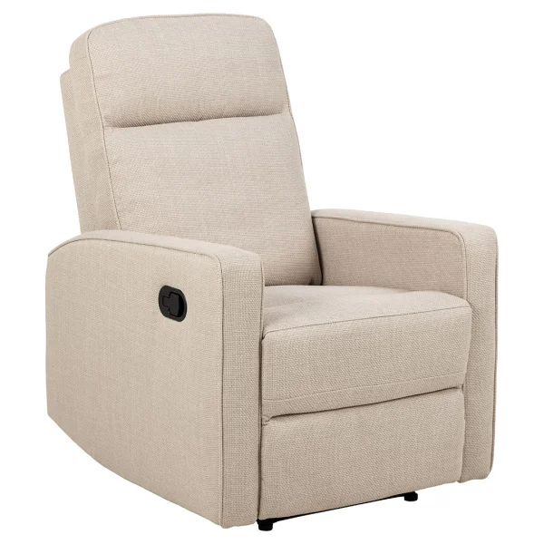 Asila Sessel Recliner mit Fußstütze beige.