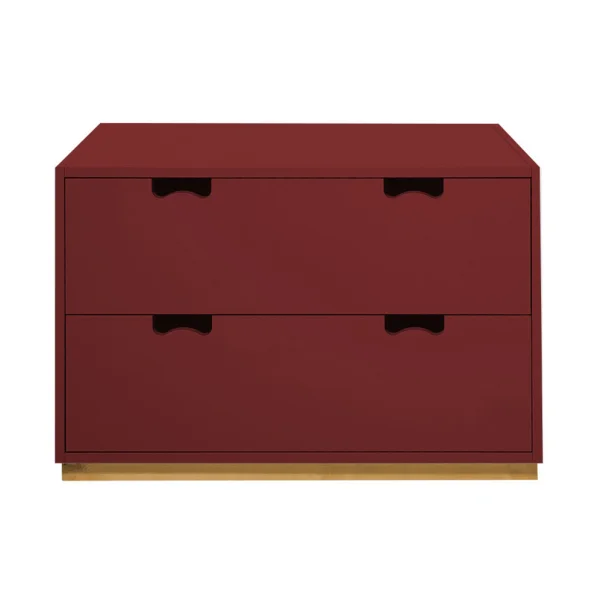 Asplund Snö A2 Kommode Brown red