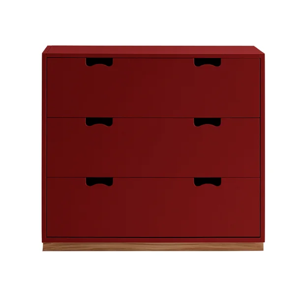 Asplund Snö A3 Kommode Brown red