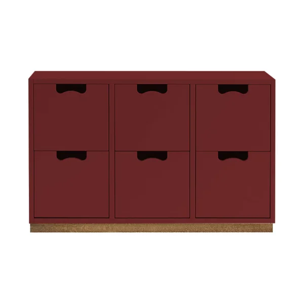 Asplund Snö B2 Kommode Brown red