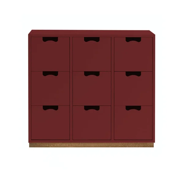 Asplund Snö B3 Kommode Brown red