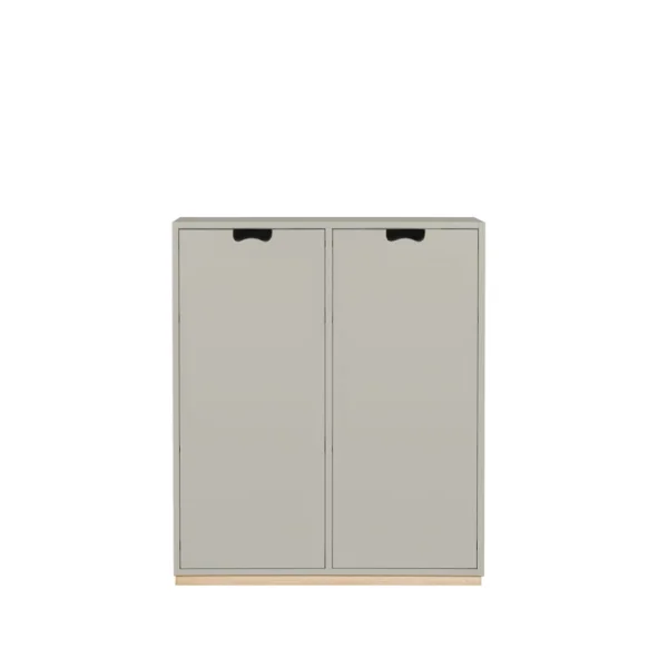 Asplund Snö E Schrank Light grey, birkensockel/verdeckte türen, 42 cm
