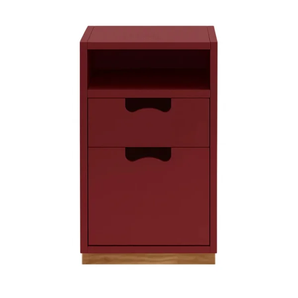 Asplund Snö G3 Nachttisch Brown red