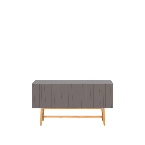 Asplund Vass 40 135 Sideboard Storm grey, weiße Eiche P2 Gestell