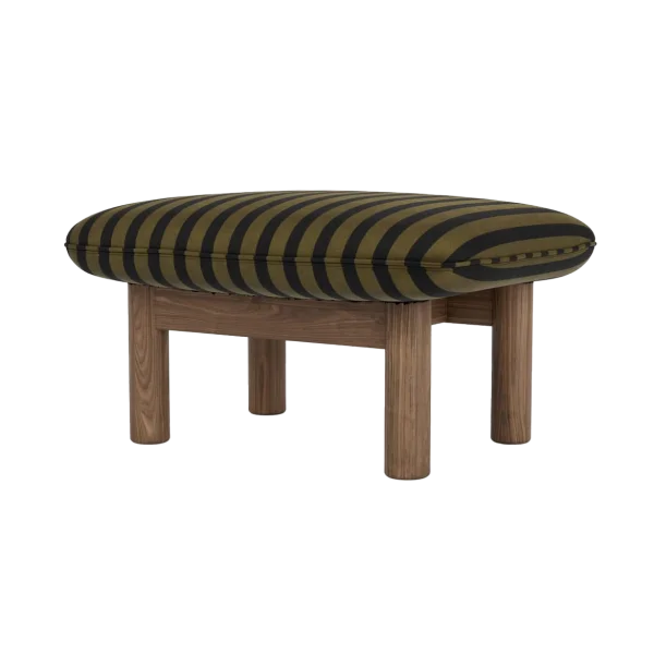 Audo Copenhagen Brasilia Fußhocker Walnut-Cabanon Soft FCL7029-04