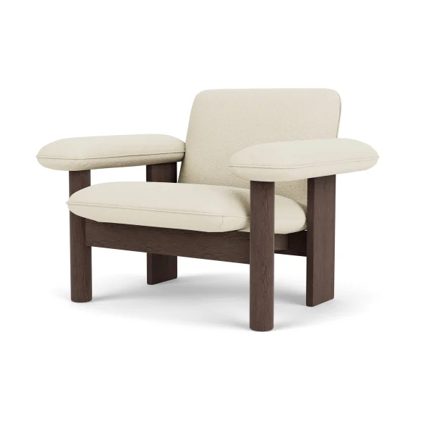 Audo Copenhagen Brasilia Sessel low back Dark oak-Baru 0200