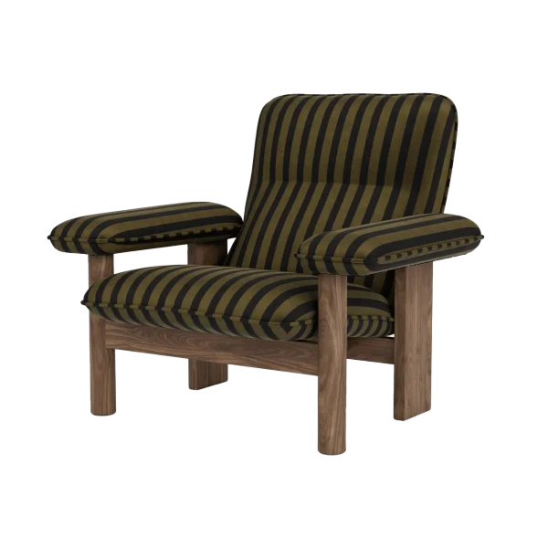 Audo Copenhagen Brasilia Sessel Walnut-Cabanon soft