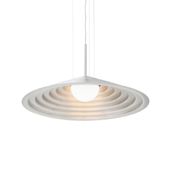 Audo Copenhagen - Chancery LED-Hängeleuchte, Ø 75 cm, aluminiumfarben Audo