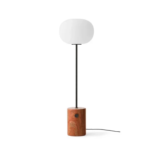 Audo Copenhagen - JWDA Stehlampe, rot/weiß, dimmbar, 150 cm