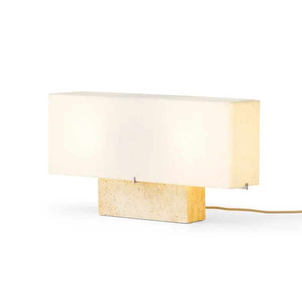 Audo Copenhagen - Nonna Tischlampe, travertin-/sandfarben, Höhe 30 cm Audo