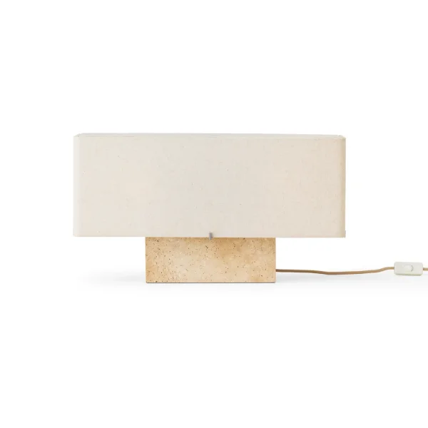 Audo Copenhagen Nonna Tischleuchte 30 cm Travertine-sand