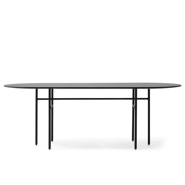 Audo Copenhagen Snaregade Tisch oval Schwarz