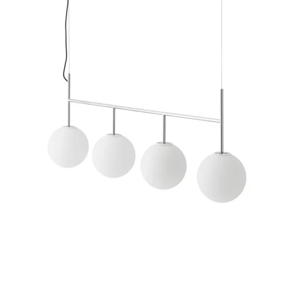 Audo Copenhagen - TR Bulb Frame Hängelampe, 4-flg, grau/weiß
