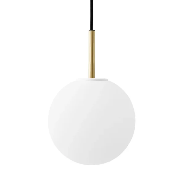 Audo Copenhagen - TR Bulb Hängelampe, messing/weiß, Opalglas
