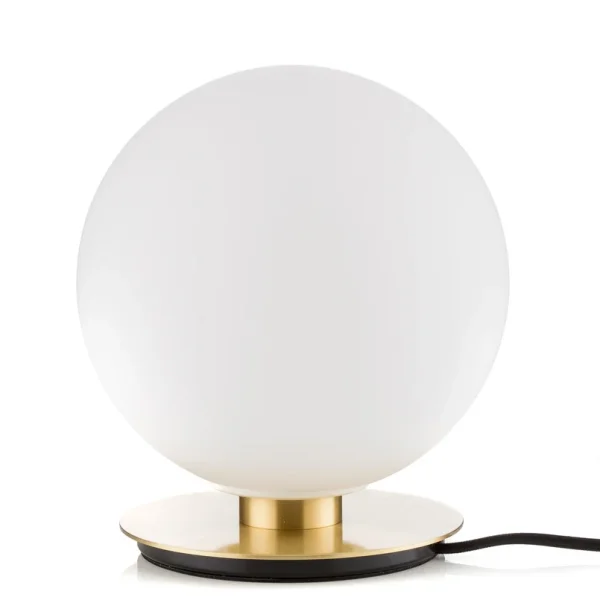 Audo Copenhagen - TR Bulb LED-Tischlampe, 22cm, Messing/opal