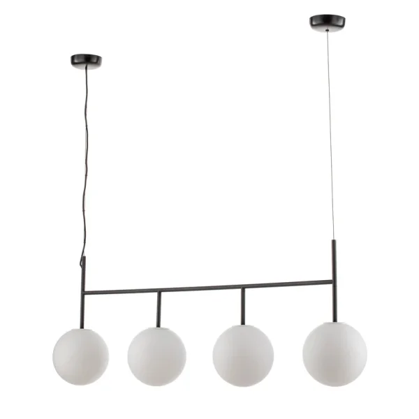 Audo Copenhagen - TR Bulb Pendelleuchte, 4flg., schwarz/opal