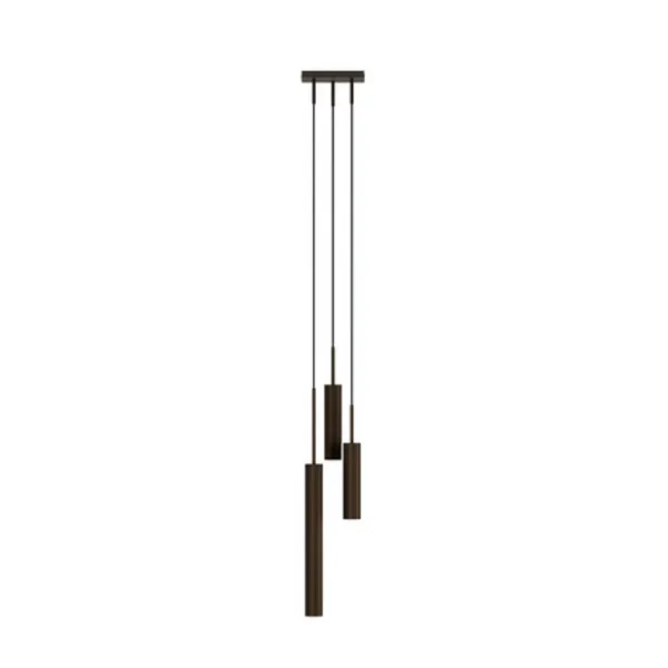 Audo Copenhagen - Tubulaire Hängelampe, bronze, Alu, 3-flg.