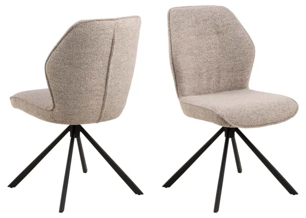 Aura Esszimmerstuhl beige.