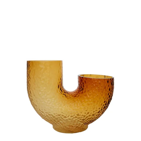 AYTM - Arura Medium Glass Vase Bernstein