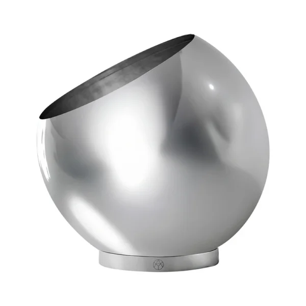 AYTM - Blumentopf Globe, Ø 37 cm, silber, Edelstahl