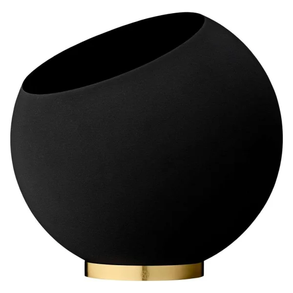 AYTM - Globe Pflanzentopf Ø43xH37,4 Black/Gold