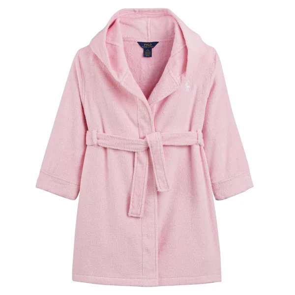 Bademantel Mit Kapuze Rosa Jungen Grösse L