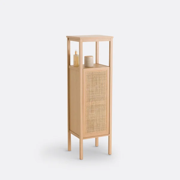 Badschrank Lumpa, Rattangeflecht