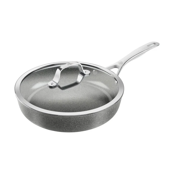 Ballarini Salina Ceramic Granit tiefe Schmorpfanne mit Glasdeckel 28 cm