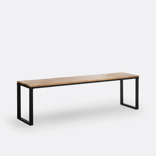Bank Hiba, Eiche, Auf Stoss Gefügt, B. 160 Cm
