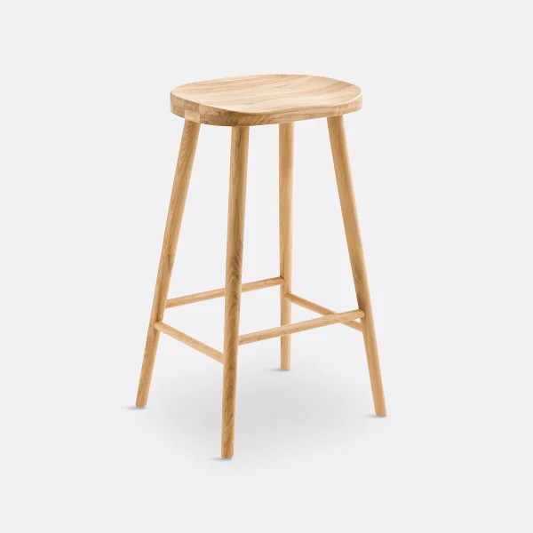 Barhocker Dragy, Eiche Massiv, H. 68 Cm