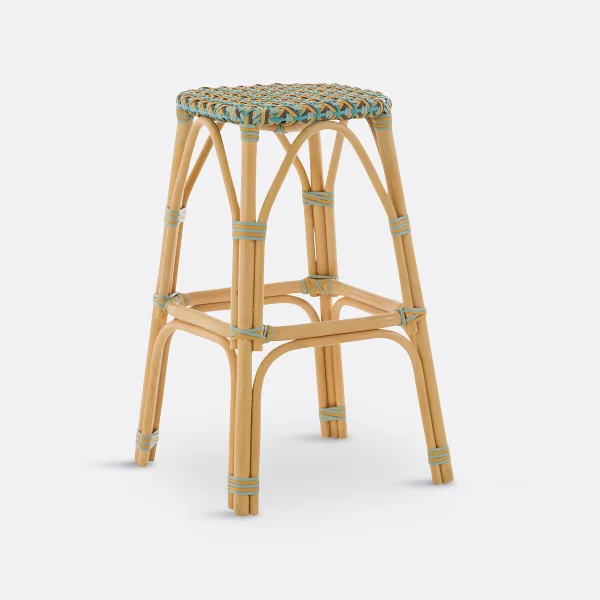 Barhocker Musette, Rattan Und Geflecht, H. 76 Cm