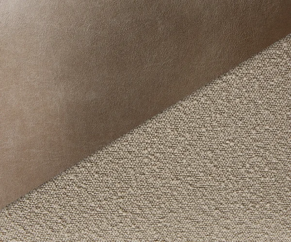 Barstuhl Yago-Flex Materialmix Mikrofaser Schlamm / Bouclé Schlamm Drehfußhöhenverstellbar Edelstahl drehbar Taschenfederkern