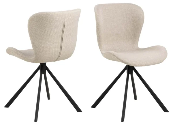 BatildaA1 Esszimmerstuhl beige.