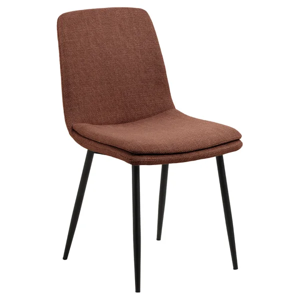 Becca Esszimmerstuhl Stoff orange.